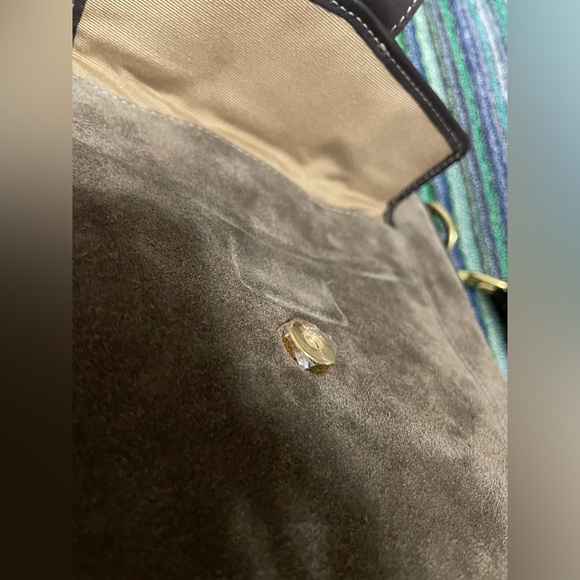 Coach Brown Suede Crossbody - Picture 5 of 6